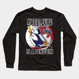 Penguin My Spirit Animal Penguin Long Sleeve T-Shirt